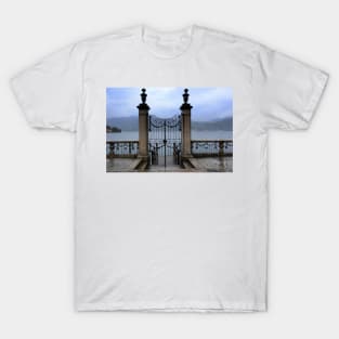 A romantic gate on the lake T-Shirt